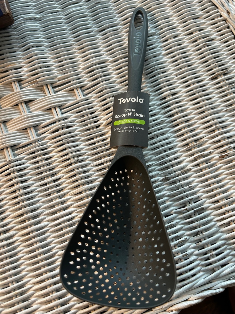 Tovolo Small Scoop N' Strain - Black